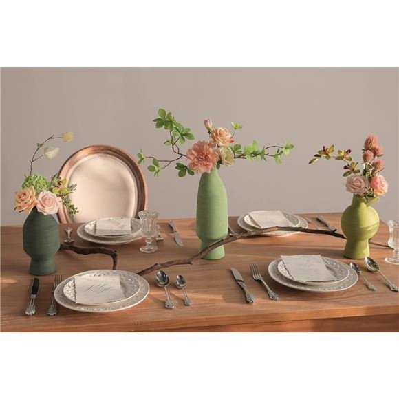 Artificial Flowers Combo Box Set Gradient Color Flower Leaf w/ Stems DIY Wedding - Picture 4 of 6